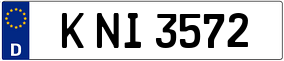 Truck License Plate